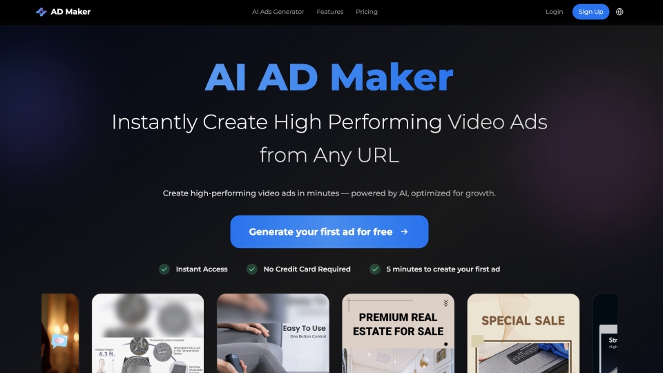 ai admaker screenshot