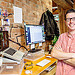 Adrian Fittolani at his standing desk